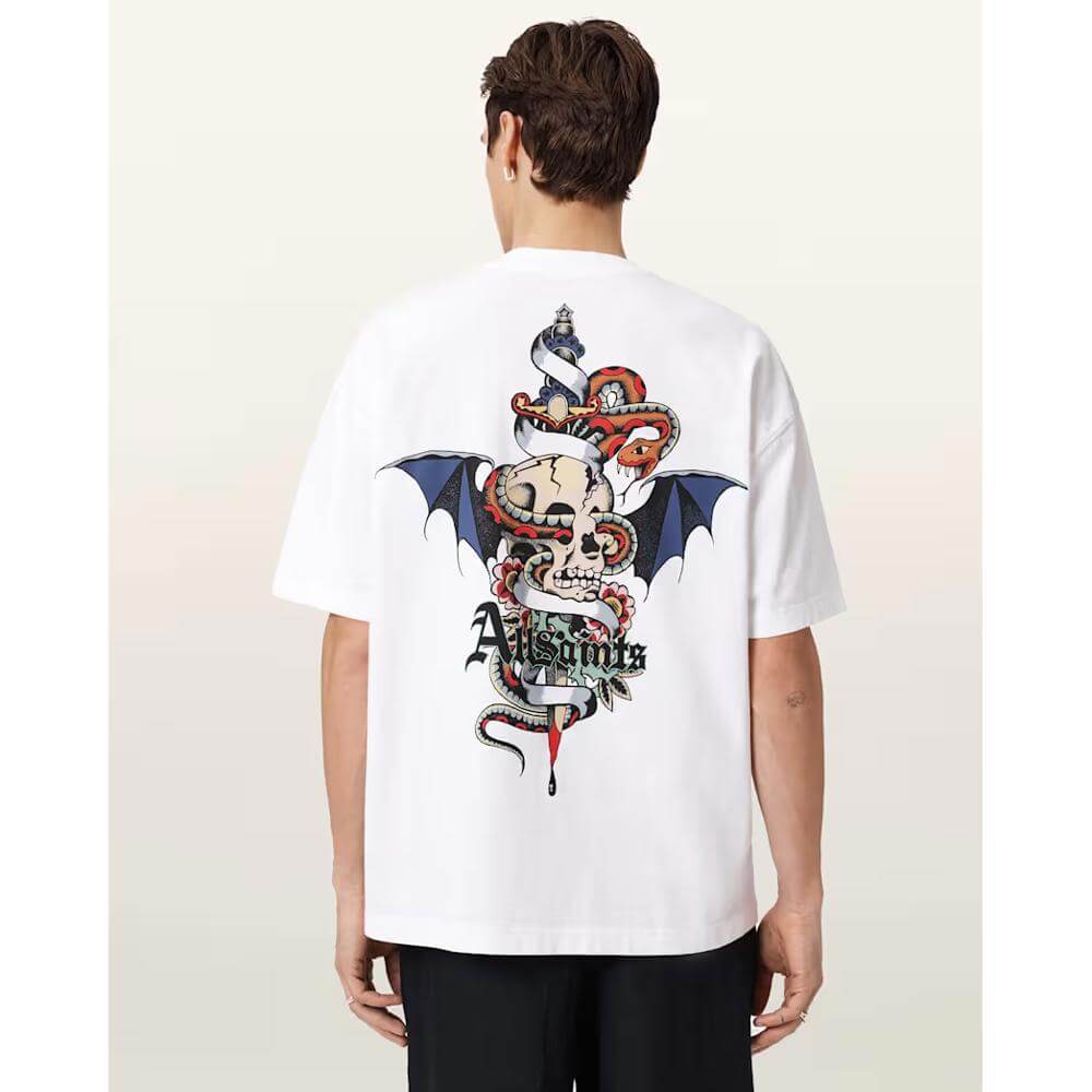 AllSaints Blade Oversized Graphic T-Shirt